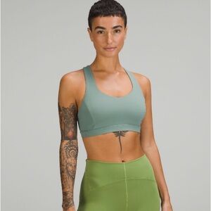 Lululemon Free to Be Serene Bra Light Support, C/D Cup - Tidewater Teal - Size 8